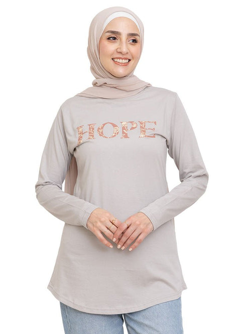 Silver Printed Long - Sleeve Design 8 - Khotwh